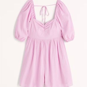 Abercrombie Puff Sleeve Babydoll Romper